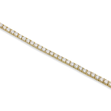 14k Tennis Bracelet 9.8 Ctw CVD